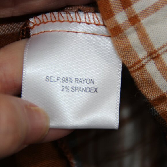 JANE + DELANEY Oversized Plaid Button Down Top Size Large NWT - Picture 9 of 11